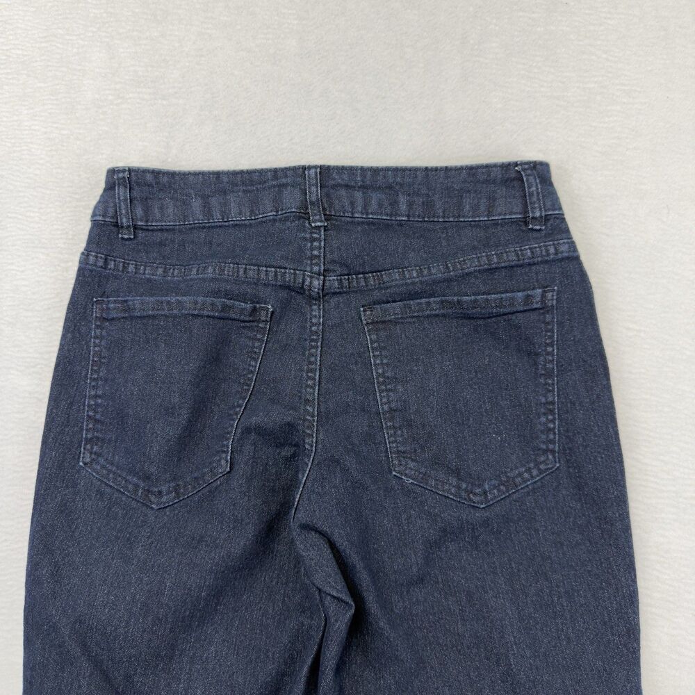 D. Jeans Career Jeans Straight‎ Womens 6 (28x25½) Dark Blue Stretchy Comfy - Picture 7 of 11